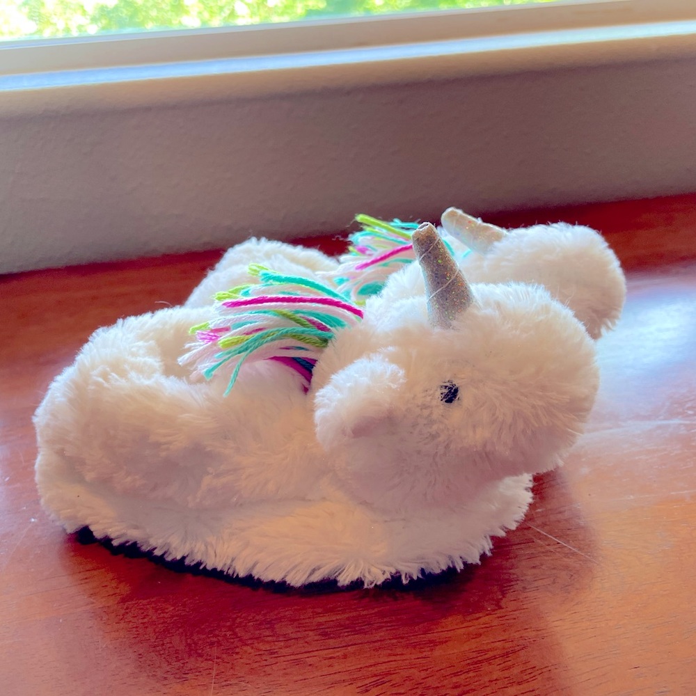 Tucker & Tate Toddler 5-6 Unicorn Slippers